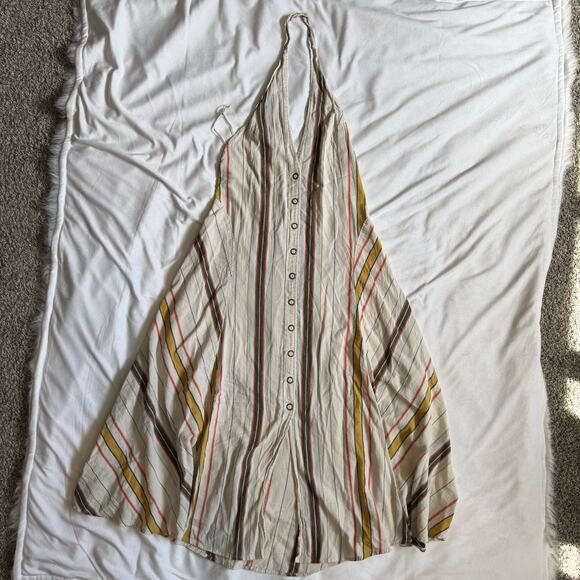 Free People Hannah Striped Halter Dress Small. - Picture 3 of 8